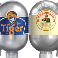 Tiger & Birra Moretti 4 x Blade Kegs Bundle