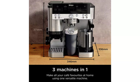 Ninja Luxe Café Premier Bean to Cup Coffee Machine, ES601UK