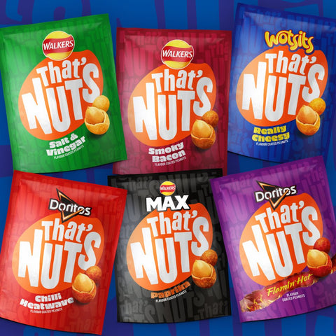 That’s Nuts Wotsits Really Cheesy Sharing Coated Peanuts 8 x 160g