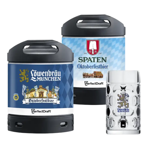 Oktoberfest Perfectdraft Keg Pack (2 Kegs + Lowenbrau Stein)