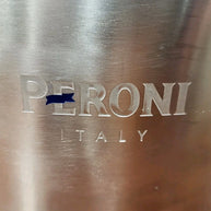 Peroni Large Stainless Steel Metal Ice Bucket / Bottle Cooler