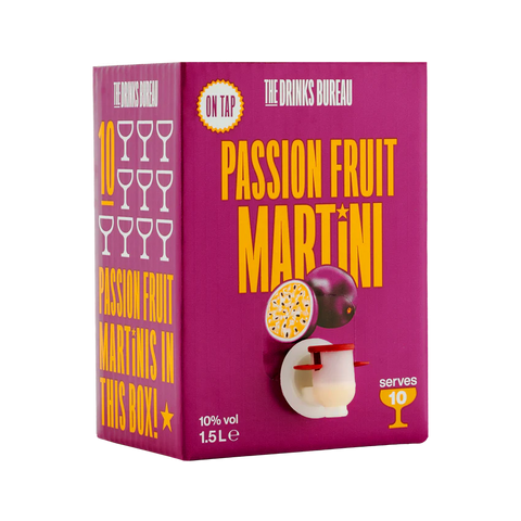 Drinks Bureau Passion Fruit Martini Party Box on Tap 1.5lt - Serves 10