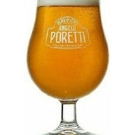 Poretti  Stemmed Toughned Pint Chalice Glass 1 pt - White Writing