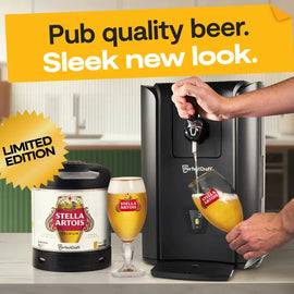 PerfectDraft PRO BLACK Stella Artois Beer Pump Dispenser Starter Bundle - Limited Edition