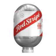 Red Stripe 8lt Blade Keg