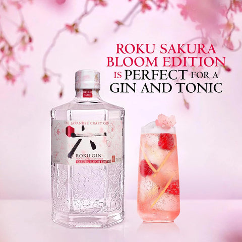 Roku Japanese Craft Gin Sakura Bloom Edition 70cl - Limited Edition