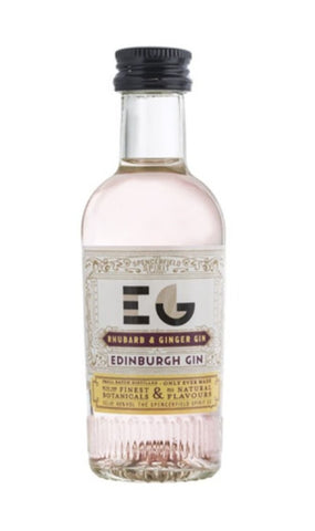 Edinburgh Gin Rhubarb & Ginger Gin 5cl Miniature
