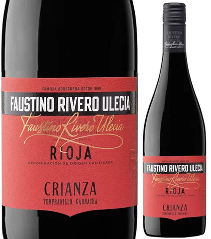 Faustino Rivero Crianza Rioja Red Wine 75cl