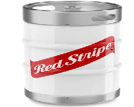 Red Stripe - 30L / 6.6 Gall / 53Pints Keg