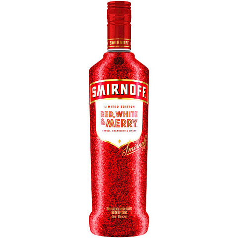 Smirnoff Red White and Merry Vodka 750ml - Limited Edition - Imported From USA - NEW