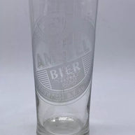 Amstel Bier Engraved Pint Glass