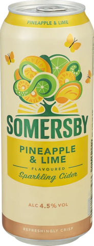 Somersby Pineapple & Lime Flavoured Cider Can 500ml