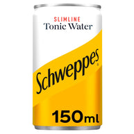 Schweppes Slimline Low Calorie Tonic Water Mini Cans 24 x 150ml