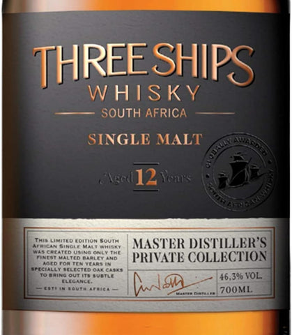 Three Ships 12 Year Old Single Malt Whisky 70cl