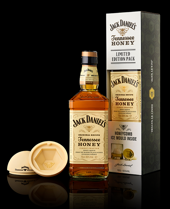 Jack Daniel's LIMITED EDITION PACK Tennessee Honey & Ice Ball Gift Pack Whiskey