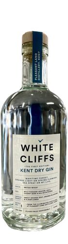 White Cliffs Kent Dry Gin, Pleasant Land Distillery - 70cl