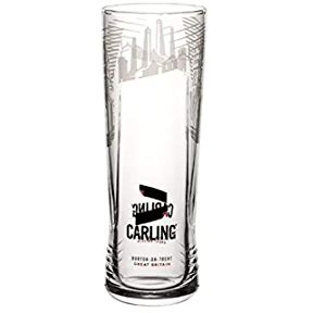 Carling Half Pint Glass New 'Design 3'