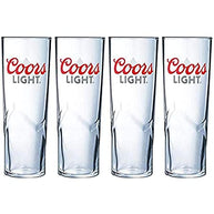 Coors Light Straight Blue Triangle Pint Glass