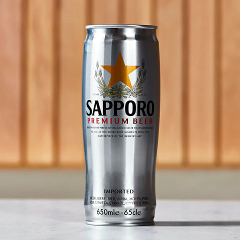 Sapporo Premium Beer Can 650ml