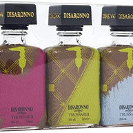 Disaronno Wears Trussardi - 3x5cl Miniature (Purple, Green, Blue) Gift Pack