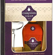 Courvoisier VSOP Gift Set- 2 Limited Edition Cocktail Coupe Glasses