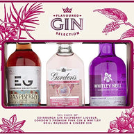 Flavoured Gin Selection 3x5cl Gift set (EG, Gordons, Whitley Neill)
