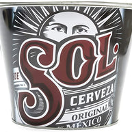 Sol Beer Large Metal Ice Bucket Cooler