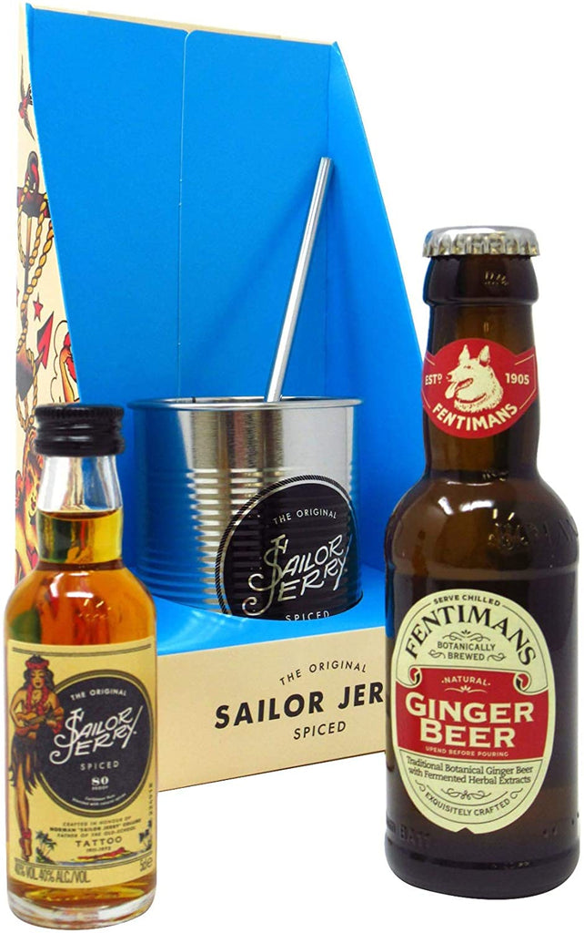 Buy Sailor Jerry Spiced Rum & Ginger Beer Gift Set Online 365 Drinks