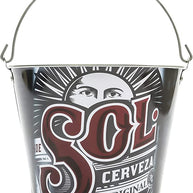Sol Beer Large Metal Ice Bucket Cooler
