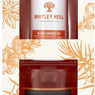 Whitley Neill Blood Orange Gin & Scented Candle Gift Set, 5cl