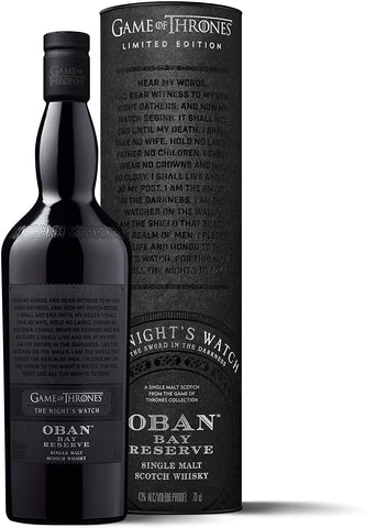 Oban Bay Reserve Scotch Whisky Game of Thrones Limited Edition 70cl