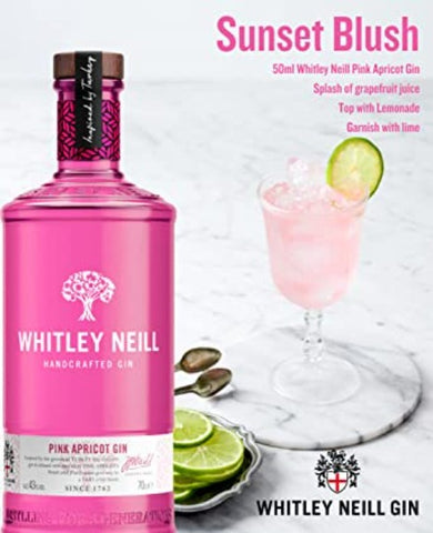 Whitley Neill Pink Apricot Gin 70cl