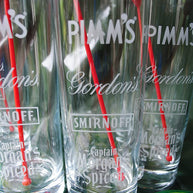 Pimm's / Smirnoff / Gordon's / Captain Morgan's Spiced Hi-Ball Glass