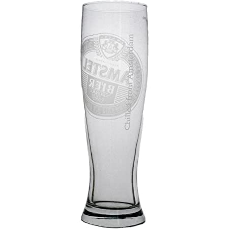 Amstel Pilsner Etched Pint Glass