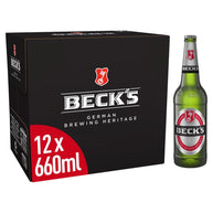 Beck's German Pilsner Beer Bottle 12 x 660ml