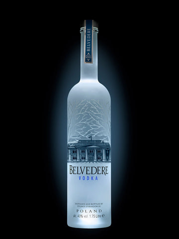 Belvedere Vodka Luminous Night Sabre 1.75lt Magnum Plus - ILLUMINATED LIGHT UP BOTTLE - Limited Edition