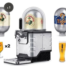 Blade machine kegs - Tiger / Moretti Bundle With 2 Kegs and Glassware
