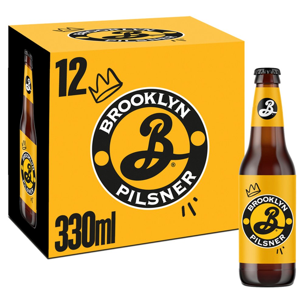 Brooklyn Pilsner Lager Beer 12 x 330ml
