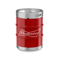 Budweiser Lager Keg - 50 Lt (88 Pints) Keg