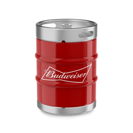 Budweiser Lager Keg - 50 Lt / 11Gall / 88 Pints