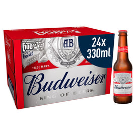Budweiser Beer 24x330ml Bottles