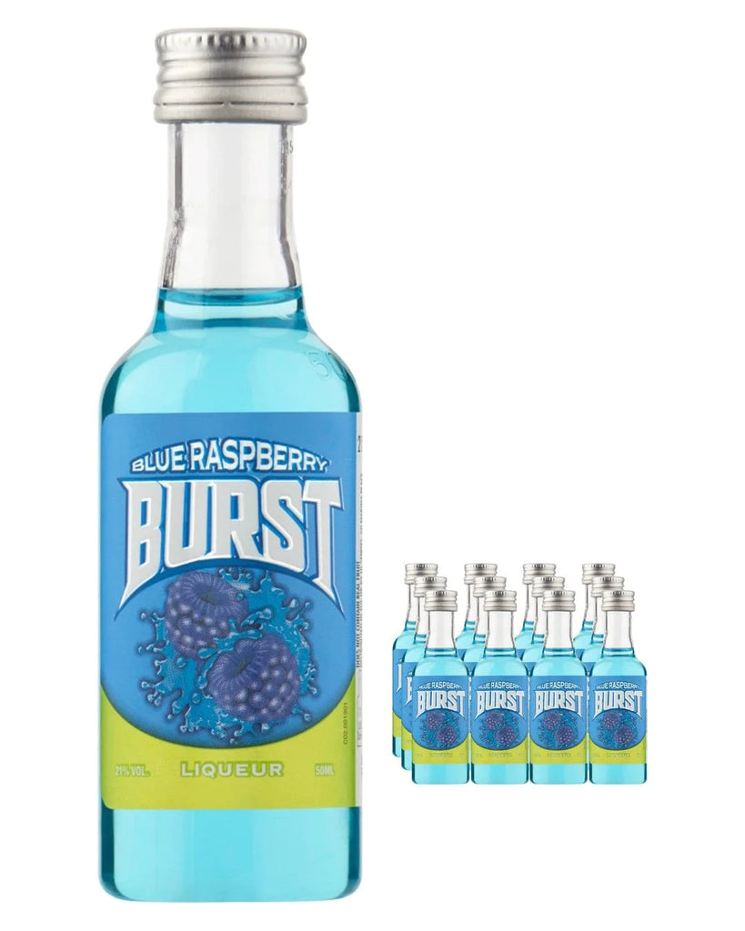 Burst Blue Raspberry Liqueur 5cl Miniature