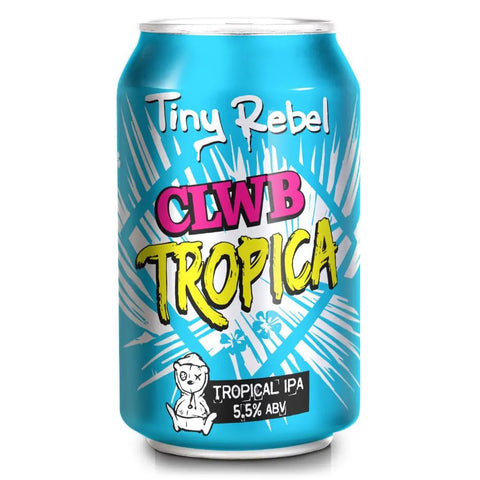Tiny Rebel Clwb Tropica IPA Beer 4 x 330ml Cans
