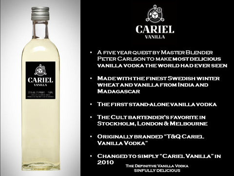 Cariel Vanilla Vodka 70cl