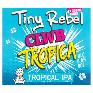 Tiny Rebel Clwb Tropica IPA Beer 4 x 330ml Cans