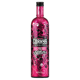 Corky's Schnapps Raspberry Glitter Schnapps Liqueur 70cl