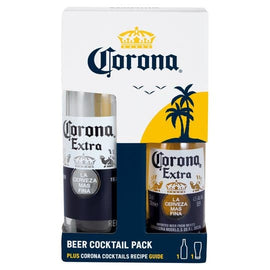 Corona Extra Beer Cocktail Pack With Glass Gift Set