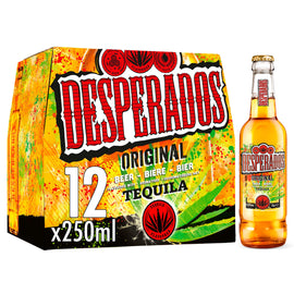 Desperados Tequila Lager Beer Bottles 12 x 250ml