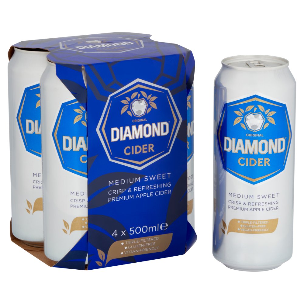 Diamond Original Cider Cans 24x500ml
