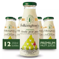Folkington's Cloudy Pear Juice 12x 250ml